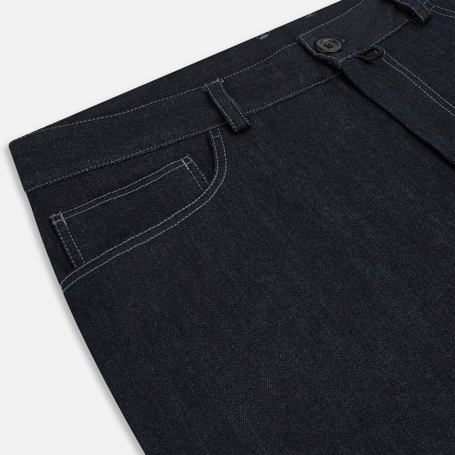 View 2 of product Navy Denim Trousers