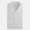 View 5 of product Red and Blue Ticking Stripe Westminster Shirt