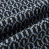 View 3 of product Dark Chocolate and Pale Blue Hexagon Cashmere Knitted Scarf
