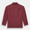 View 5 of product Burgundy Silk Pyjama Set
