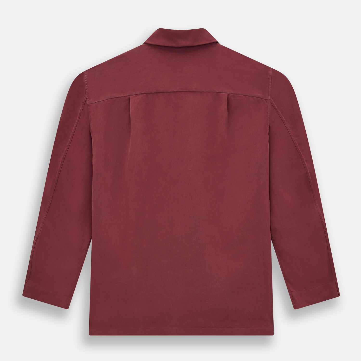 View 5 of product Burgundy Silk Pyjama Set