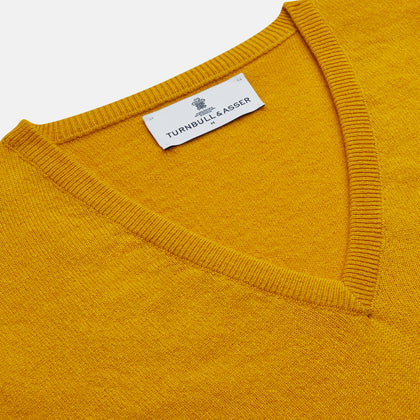 Gold Ifor Cashmere Slipover