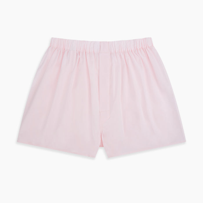 Plain Blush Godfrey Boxer Shorts Image 2