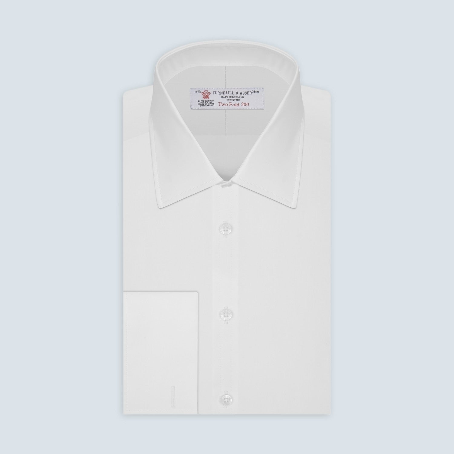 View 2 of product White Two-Fold 200 Cotton Fabric
