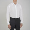 Two-Fold 200 White Cotton Shirt with T&A Collar and Double Cuffs