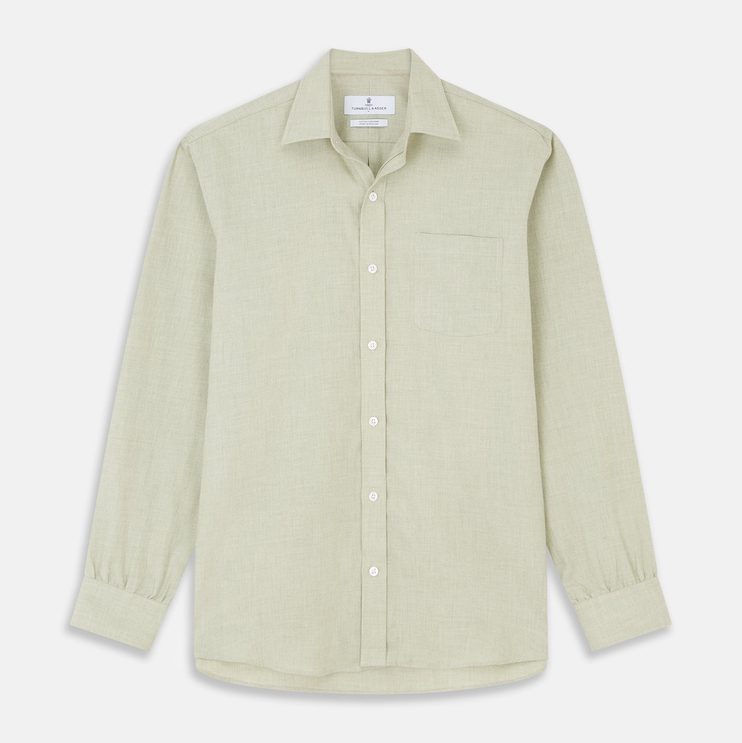 View 1 of product Soft Green Cashmerello Weekend Fit Finch Shirt