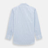 View 3 of product Blue and Navy Tattersall Check Mayfair Shirt