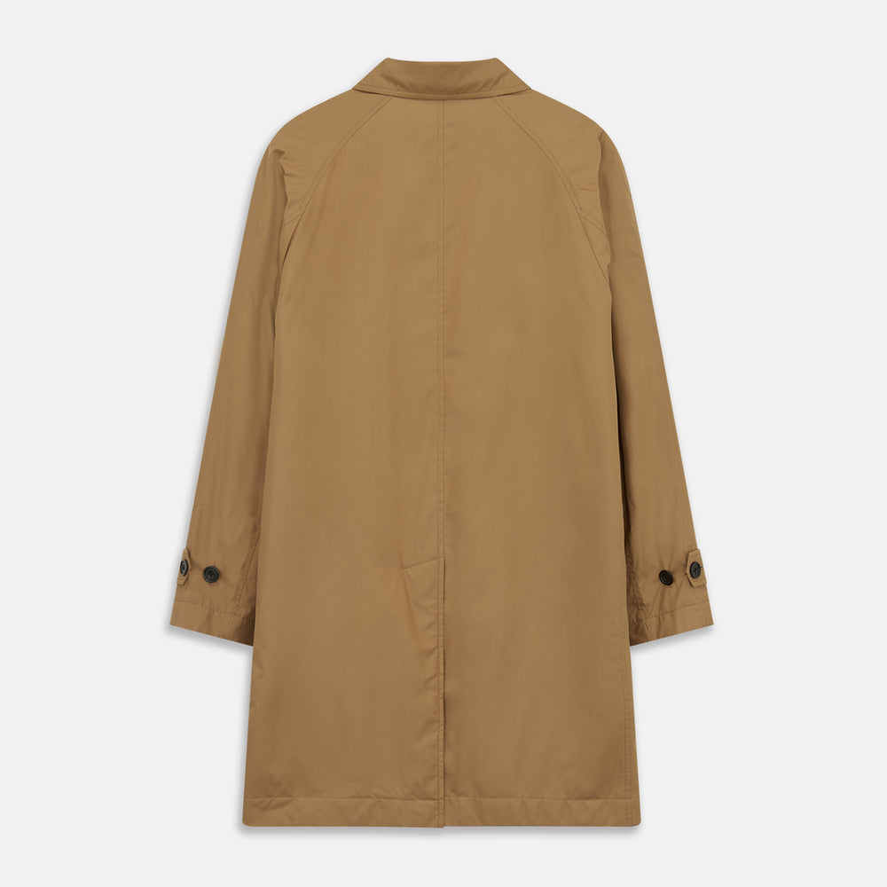 Camel Quintern Sealup Raincoat with Detachable Liner