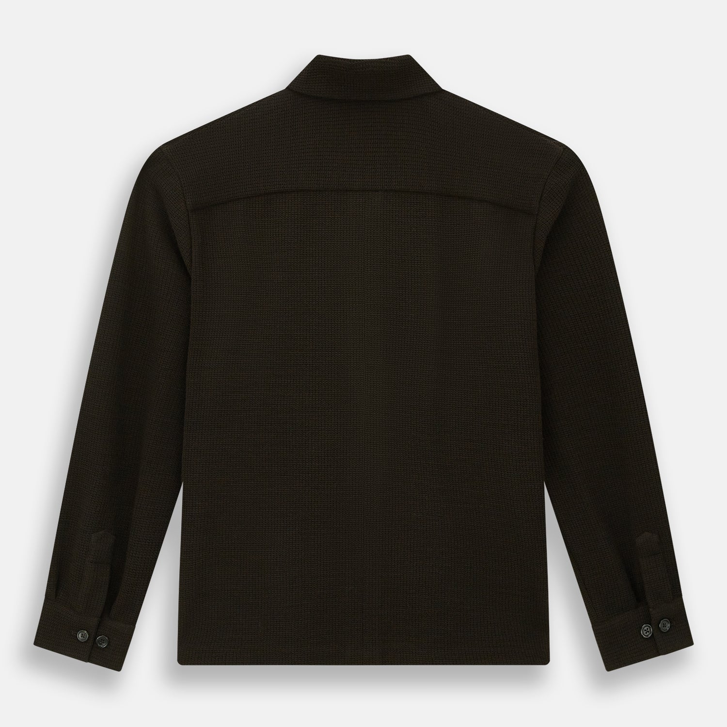 View 3 of product Dark Chocolate Greenwich Knitted Overshirt