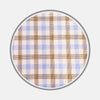 View 2 of product Blue and Brown Multi Check Cotton Fabric