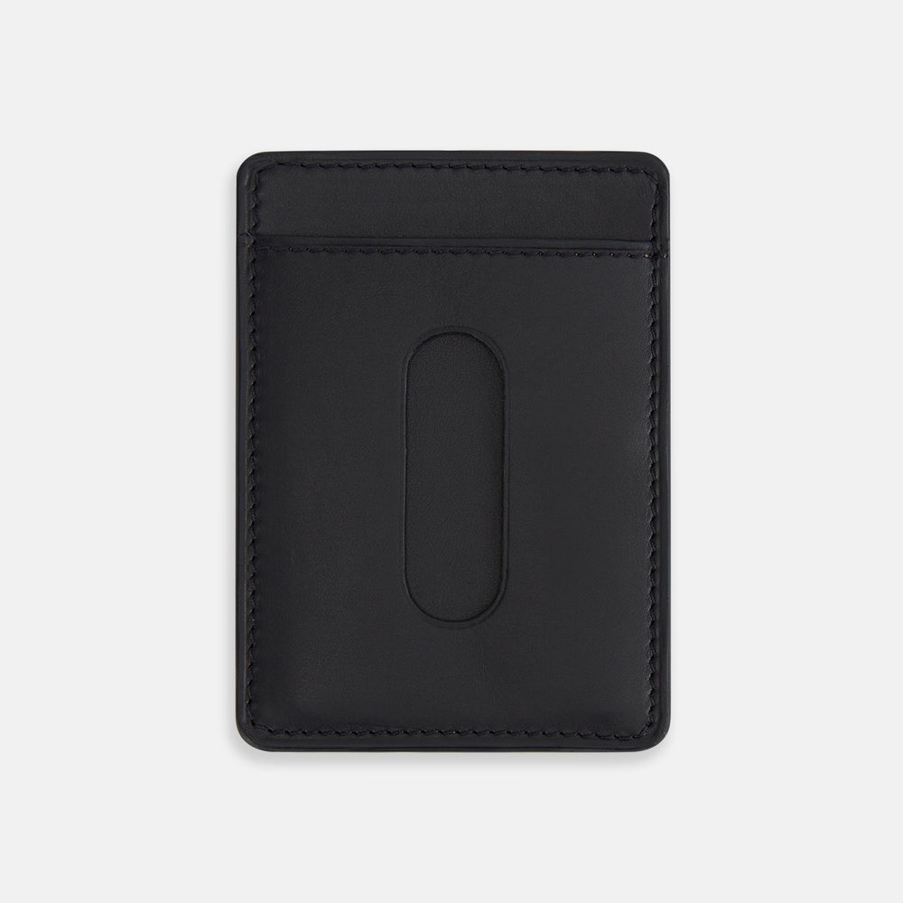 Navy Two-slot Card Case