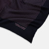 View 2 of product Navy and Pink Stripe Silk Pocket Square