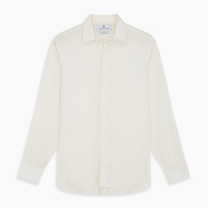 Cream Silk Weekend Fit Fairlight Shirt Image 5