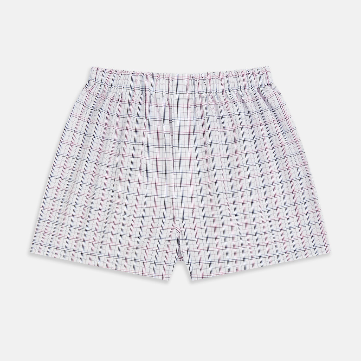 View 1 of product Purple and Orange Multi Graph Check Godfrey Boxer Shorts