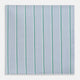 Blue and Green Multi Stripe Hand-Rolled Handkerchief