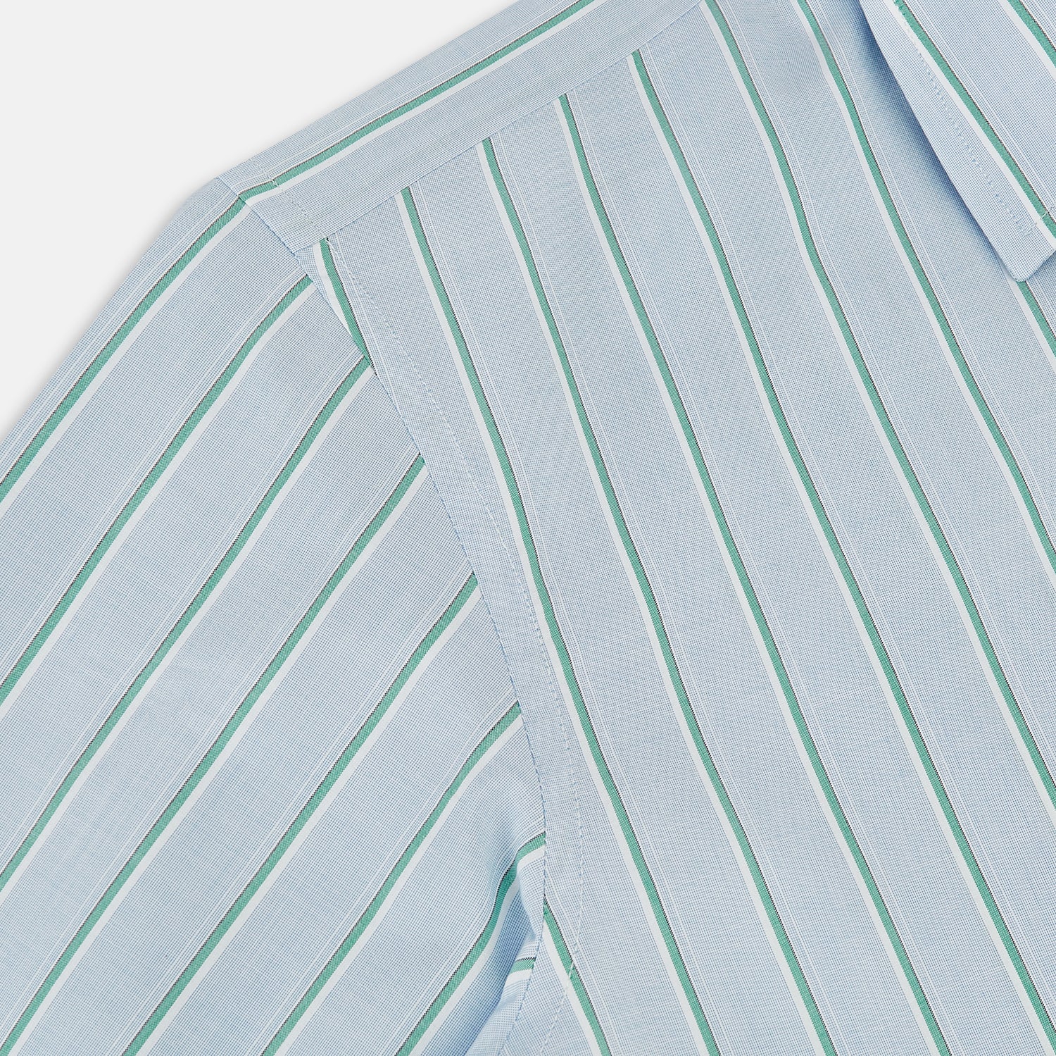 View 6 of product Blue and Green Multi-Stripe Westminster Shirt