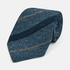 View 1 of product Blue Multi Stripe Silk Tie