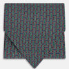 View 1 of product Forest Green and Red Weave Patterned Silk Cravat