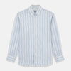 View 1 of product Blue Multi Stripe Wool Blend Weekend Fit Hayne Shirt
