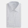 View 4 of product Blue Double Pinstripe Mayfair Shirt