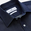 View 2 of product Blue Weekend Fit Finch Shirt With Derby Collar And Chest Pocket