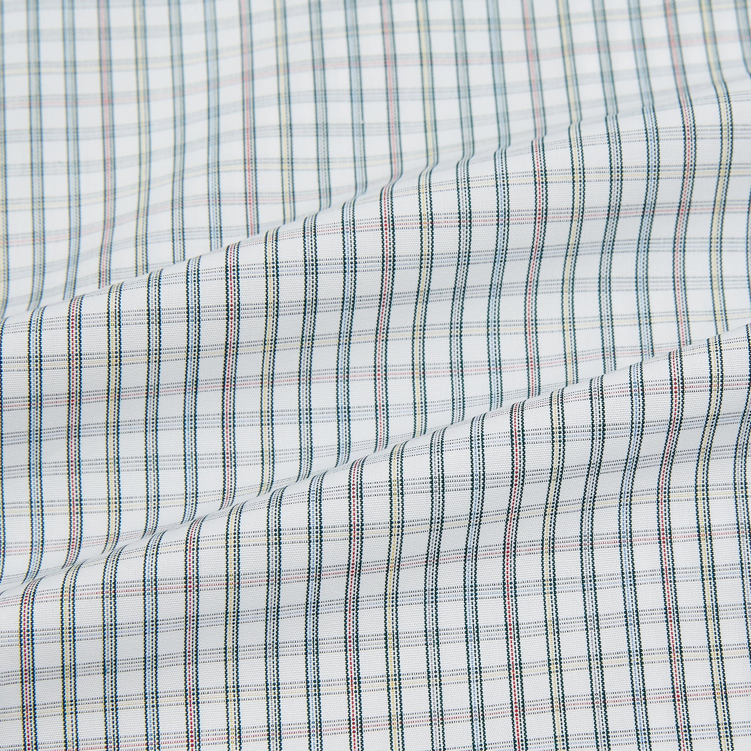View 6 of product Forest Green with Multi-Hued Graph Check Mayfair Shirt