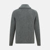 View 3 of product Grey Melange Cashmere Shawl Collar Cardigan
