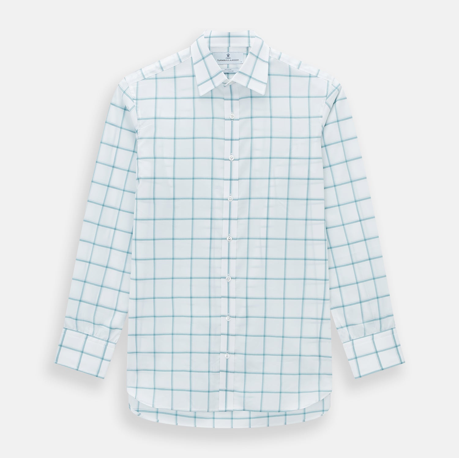 View 1 of product Sage Grid Check Mayfair Shirt