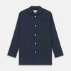 View 4 of product Blue Multi Check Wool Quin Pyjama Set