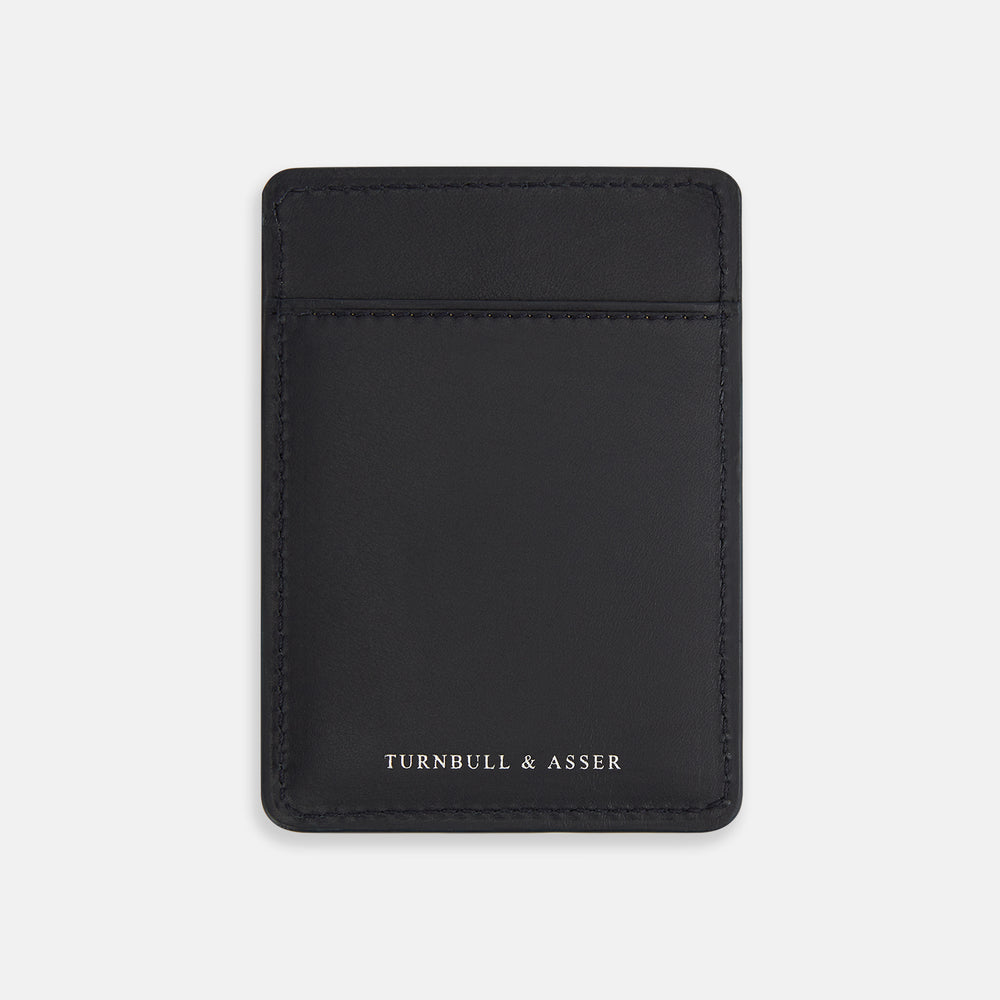 Navy Two-slot Card Case
