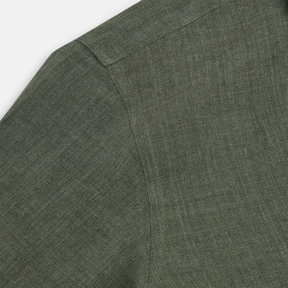 Sage Linen Westminster Shirt Image 5