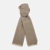 View 1 of product Beige and White Striped Cashmere Scarf