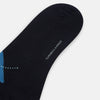 View 3 of product Navy/Blue Wool Check Mid-Length Socks
