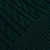 View 2 of product Forest Green Cable Knit Cashmere Beanie