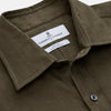 View 2 of product Khaki Green Linen Weekend Fit Langston Shirt