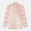 View 2 of product Red and Off-White Stripe Cotton Fabric