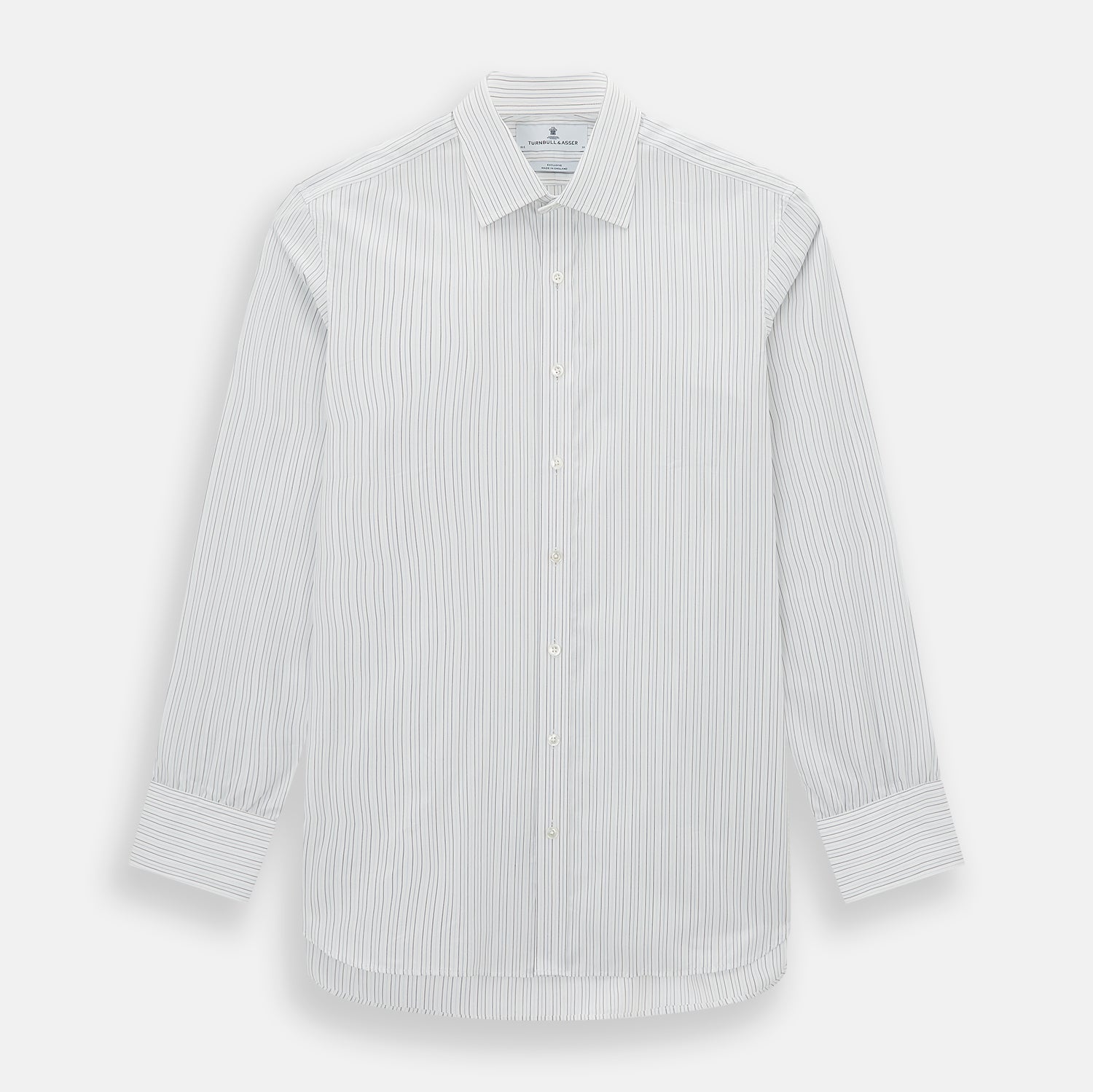 View 1 of product Blue Multi-Tone Double Pinstripe Mayfair Shirt