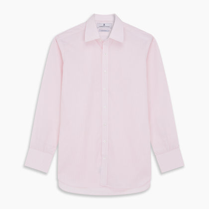 Pink Windowpane Check Mayfair Shirt Image 5