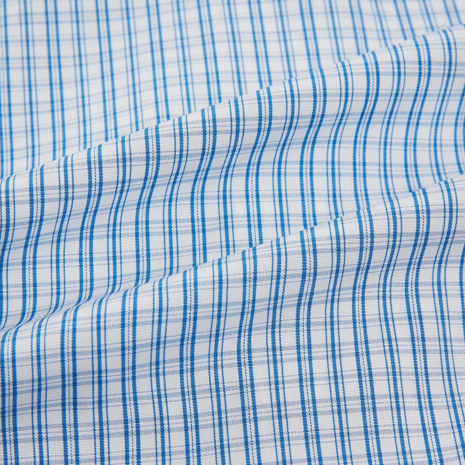 View 6 of product Sky Blue Micro Graph Check Mayfair Shirt