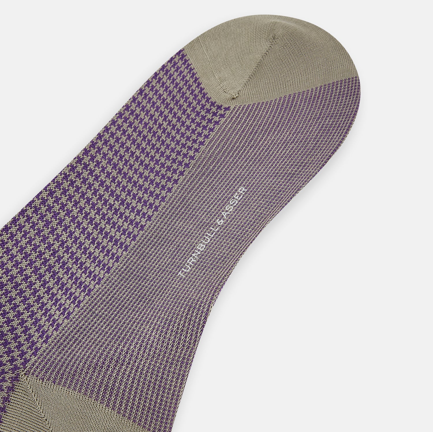 View 3 of product Concrete Houndstooth Long Socks