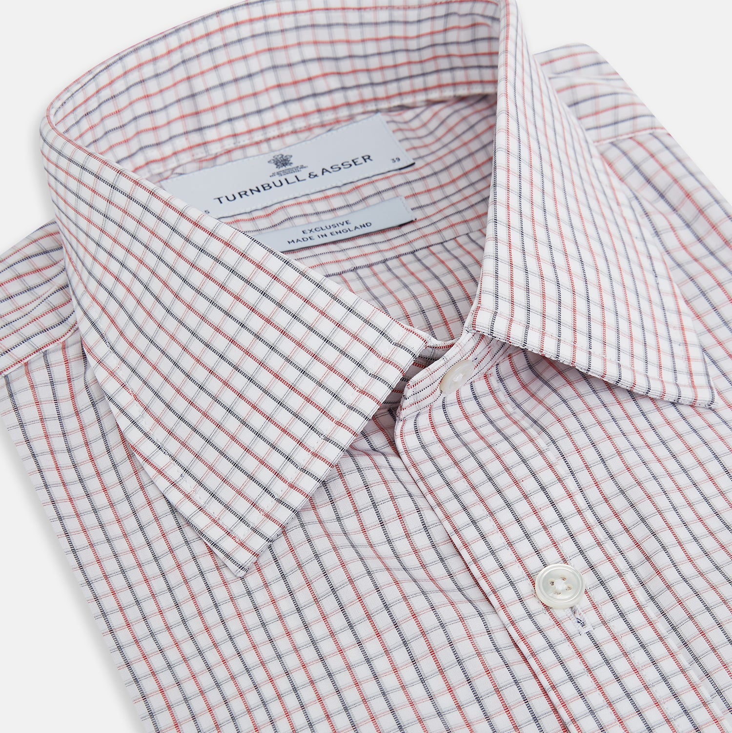 View 2 of product Red and Blue Multi Check Mayfair Shirt
