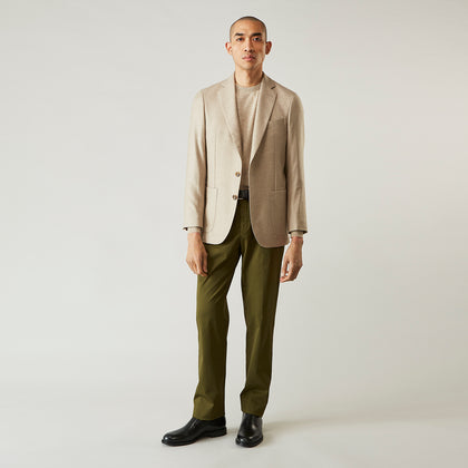 Beige Wool, Silk and Cashmere Bern Jacket Image 2