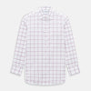 View 1 of product Antique Pink Grid Check Mayfair Shirt