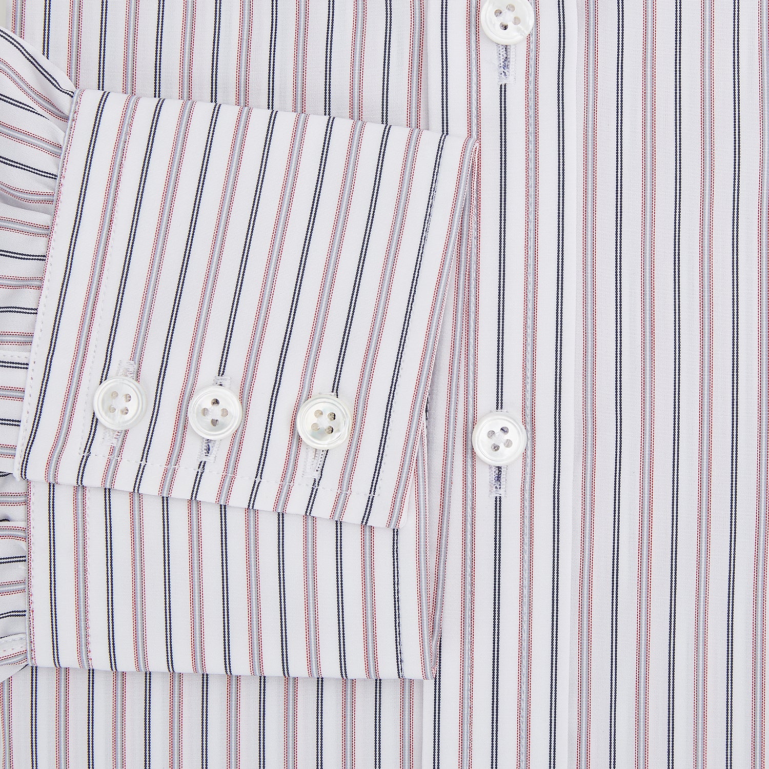 View 4 of product Red Multi Stripe Mayfair Shirt