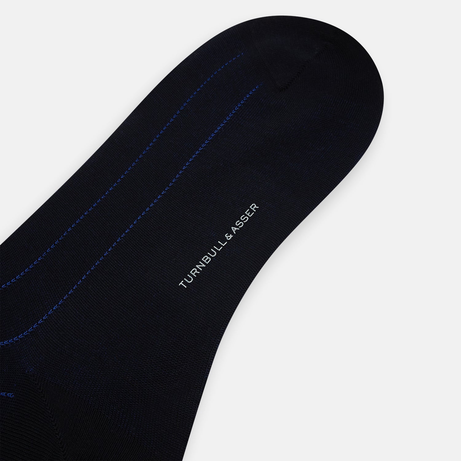 View 3 of product Azzurro Dash Striped Mid-Length Socks