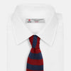 View 2 of product KNITTED STRIPE RED TIE