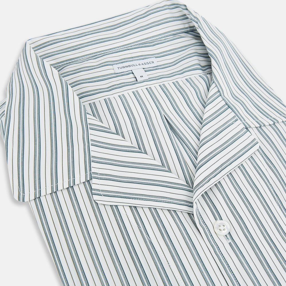 Green Double Stripe Quarzo Nightshirt
