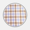 View 1 of product Blue and Brown Multi Check Cotton Fabric