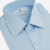 View 2 of product Light Blue Sea Island Quality Cotton Shirt with T&A Collar and 3-Button Cuffs