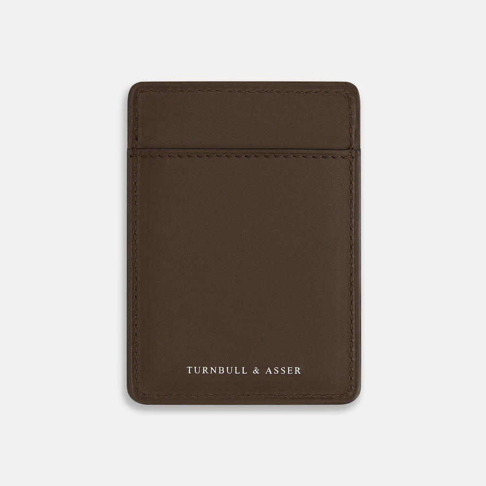 Dark Chocolate Two-slot Card Case